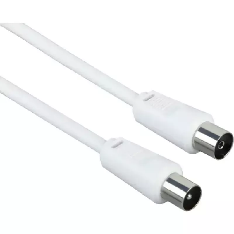 Cavo coassiale Schwaiger 5,0 m IEC - IEC 5 m bianco