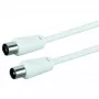 Cavo coassiale Schwaiger 5,0 m IEC - IEC 5 m bianco