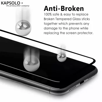 Protezione display in vetro temperato KAPSOLO iPhone XR