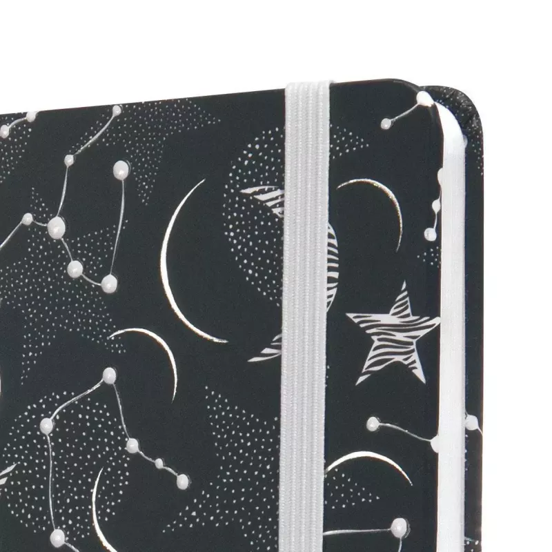 Quaderno Sigel Jolie JN349 A5 87 fogli nero bianco