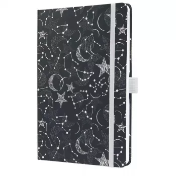 Quaderno Sigel Jolie JN349 A5 87 fogli nero bianco