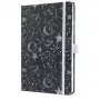 Quaderno Sigel Jolie JN349 A5 87 fogli nero bianco