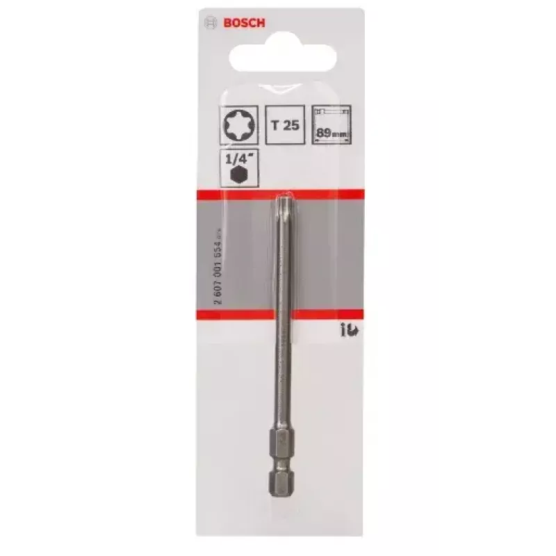 Punta per avvitatore Bosch 2607001654 T25 extra dura 89mm