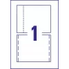 Avery Zweckform C32250-25 Inserti per custodie CD Jewel Case, 118 x 151 mm, bianco, 25 fogli