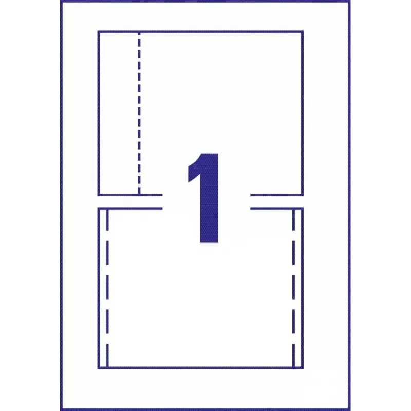 Avery Zweckform C32250-25 Inserti per custodie CD Jewel Case, 118 x 151 mm, bianco, 25 fogli