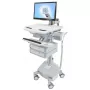 Carrello multimediale Ergotron StyleView alluminio grigio bianco