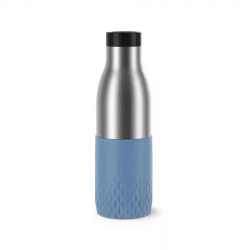 EMSA Bludrop Sleeve N3110700 borraccia fitness, sport 500 ml acciaio inox blu, acciaio inox