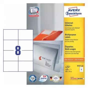 Etichetta adesiva rettangolare AVERY 3427-200