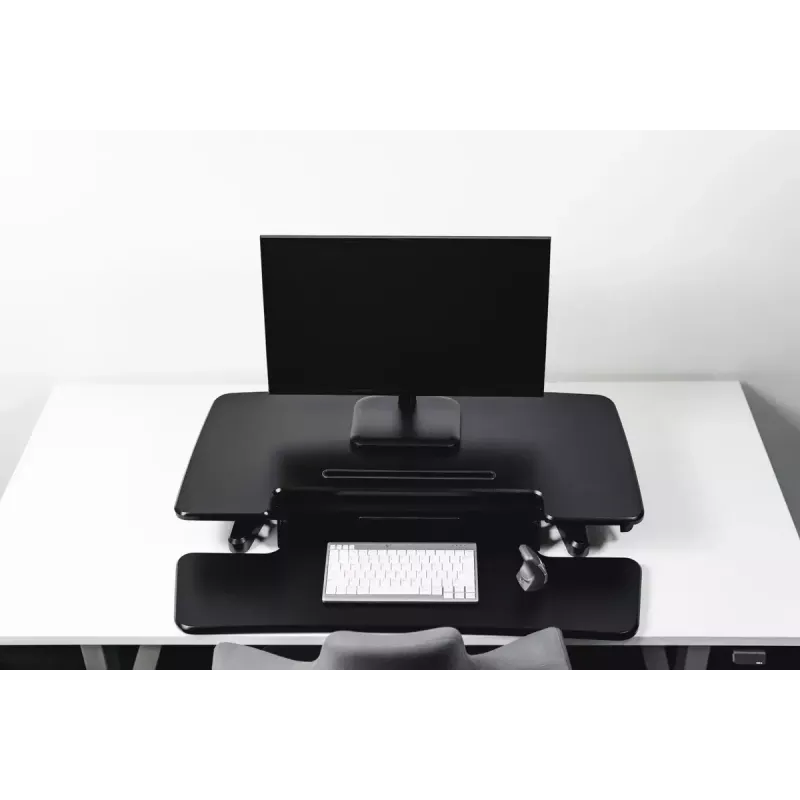 BakkerElkhuizen supporto scrivania regolabile sit-stand 2 nero