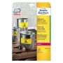 Etichette adesive Avery L6107-20 rettangolo arrotondato giallo