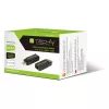 Techly IDATA EXT-E70S AV-extender trasmettitore e ricevitore AV nero