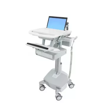 Carrello multimediale Ergotron StyleView alluminio grigio bianco