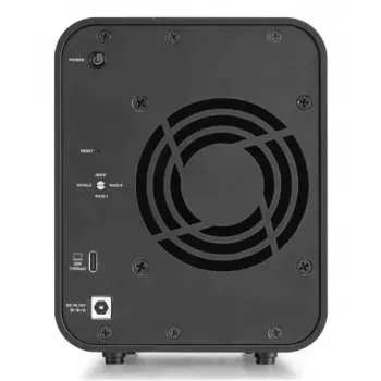 TerraMaster D2-320 disk array, 2 unità, HDD SSD, compatto, desktop