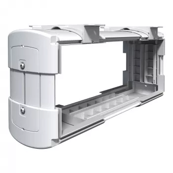 Supporto per computer Dataflex Viewlite - scrivania 100, 30 kg, plastica ABS, bianco