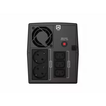 Conceptronic ZEUS08EM 1500VA 900W UPS, IEC, Schuko, line-interactive, 1,5 kVA, 900 W, sinusoidale, 220 V, 240 V