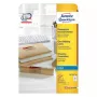 Etichetta adesiva Avery J4722-25 rettangolo arrotondato trasparente