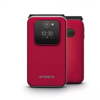 Emporia JOY 7,11 cm (2,8 pollici) 113 g nero, rosso cellulare per principianti