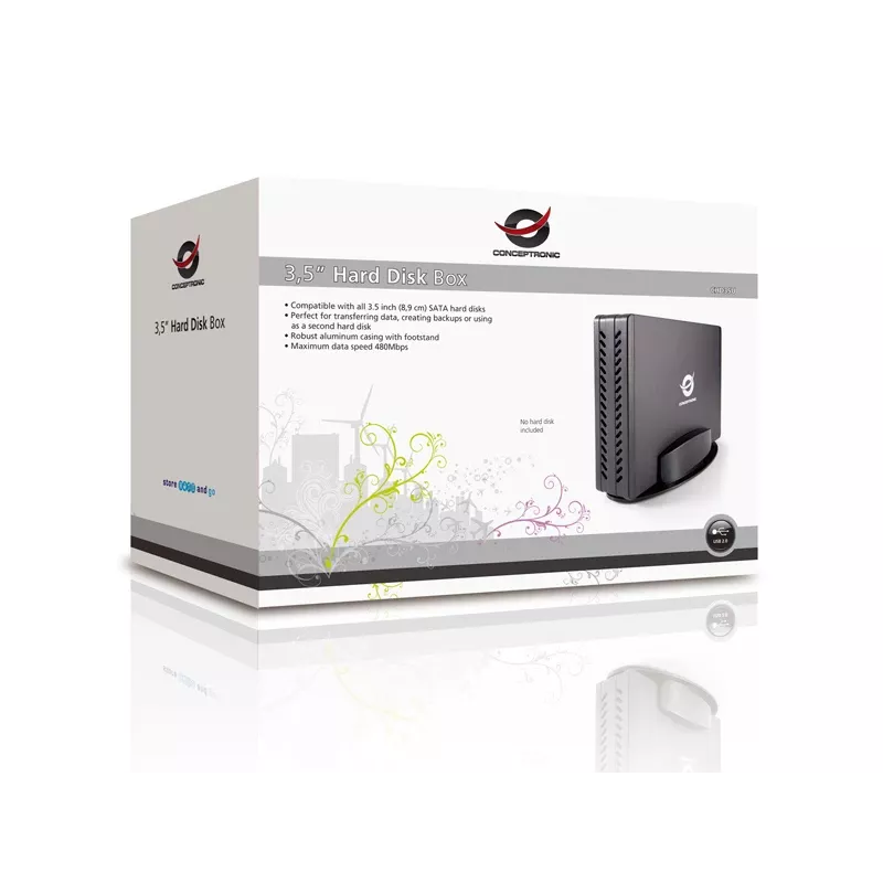 Conceptronic box per disco fisso da 3,5