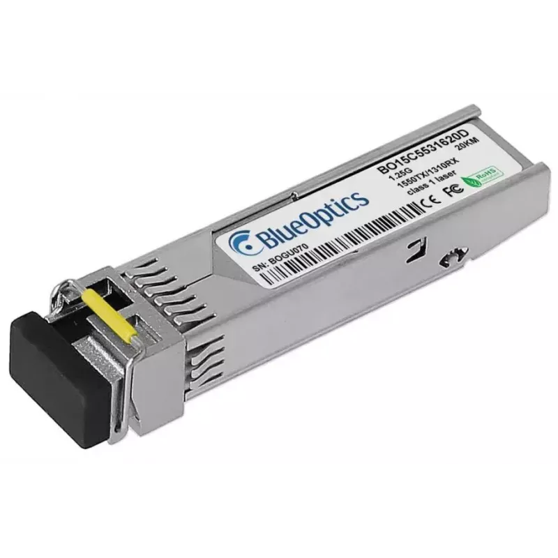 Modulo ricetrasmettitore SFP BlueOptics SFP-GIG-BB LX/LC EEC-BO fibra ottica 20000 m