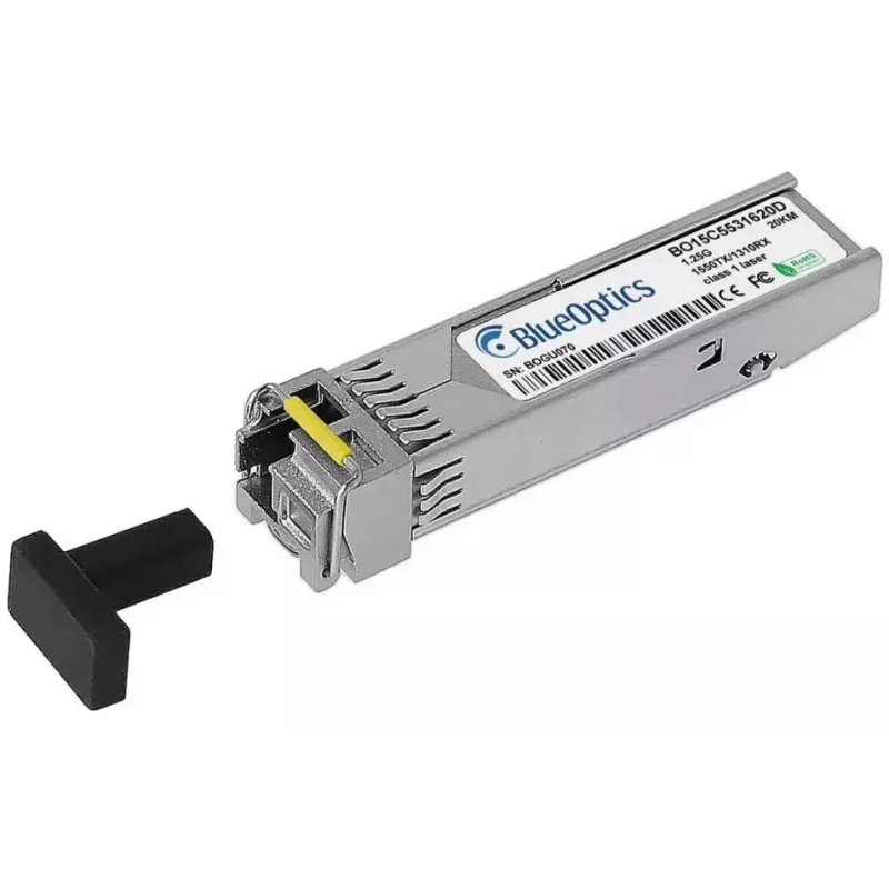 Modulo ricetrasmettitore SFP BlueOptics SFP-GIG-BB LX/LC EEC-BO fibra ottica 20000 m