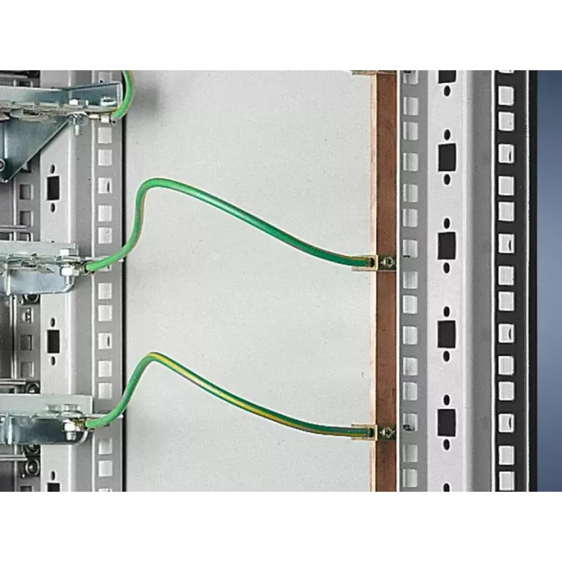 Rittal Set di messa a terra per rack 7547.000, 180 cm (barra di messa a terra verticale TS)