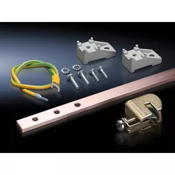 Rittal Set di messa a terra per rack 7547.000, 180 cm (barra di messa a terra verticale TS)