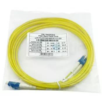 BlueOptics LRCABLE10M Cavo in fibra ottica InfiniBand 10 m LC giallo
