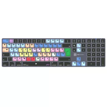 Tastiera Logickeyboard LKB-MCOM4-TM-UK ufficio Bluetooth QWERTY inglese grigio titanio