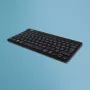 R-Go Tools tastiera ergonomica R-Go Compact Break, tastiera compatta con software per pause, QWERTY (IT), Bluetooth, nero