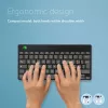 R-Go Tools tastiera ergonomica R-Go Compact Break, tastiera compatta con software per pause, QWERTY (IT), Bluetooth, nero