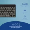 R-Go Tools tastiera ergonomica R-Go Compact Break, tastiera compatta con software per pause, QWERTY (IT), Bluetooth, nero