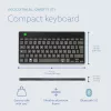 R-Go Tools tastiera ergonomica R-Go Compact Break, tastiera compatta con software per pause, QWERTY (IT), Bluetooth, nero