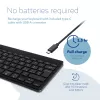 R-Go Tools tastiera ergonomica R-Go Compact Break, tastiera compatta con software per pause, QWERTY (IT), Bluetooth, nero