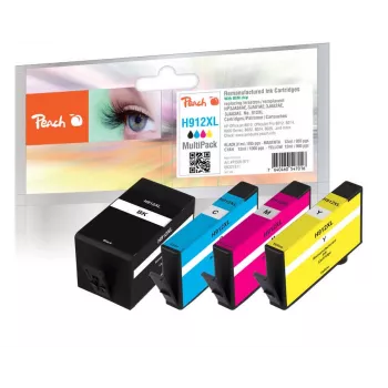 Peach PI300-977 cartuccia d'inchiostro 4 pz. compatibile alta (XL) autonomia nero, ciano, magenta, giallo
