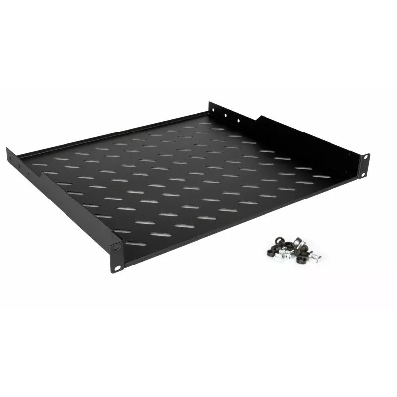 Equip EZFS-19-1-60-B Ripiano fisso 19 pollici 1U 60 cm, nero