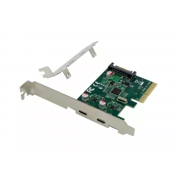Conceptronic EMRICK13G scheda PCIe 2 porte USB 3.2 Gen 2 Type-C