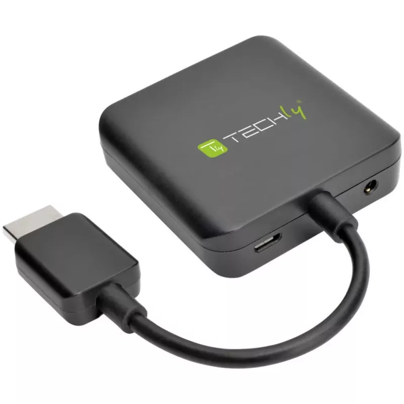 Techly Estrattore audio HDMI stereo/audio 5.1 canali 4K 3D IDATA HDMI-VGA8