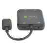 Techly Estrattore audio HDMI stereo/audio 5.1 canali 4K 3D IDATA HDMI-VGA8