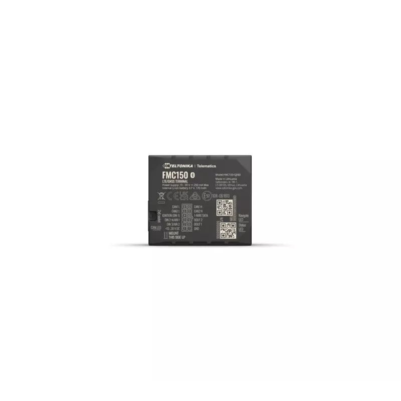 GPS tracker Teltonika FMC150 auto nero 0,128 GB batteria ricaricabile 6h