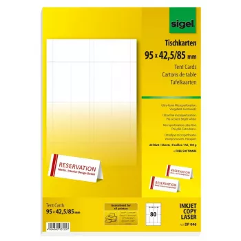 Etichette per stampante bianco Sigel DP046