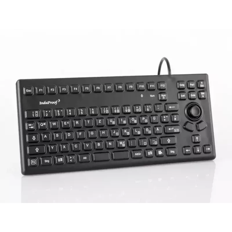 Tastiera GETT TKG-086-MB-IP68-Nero industriale USB QWERTZ tedesco