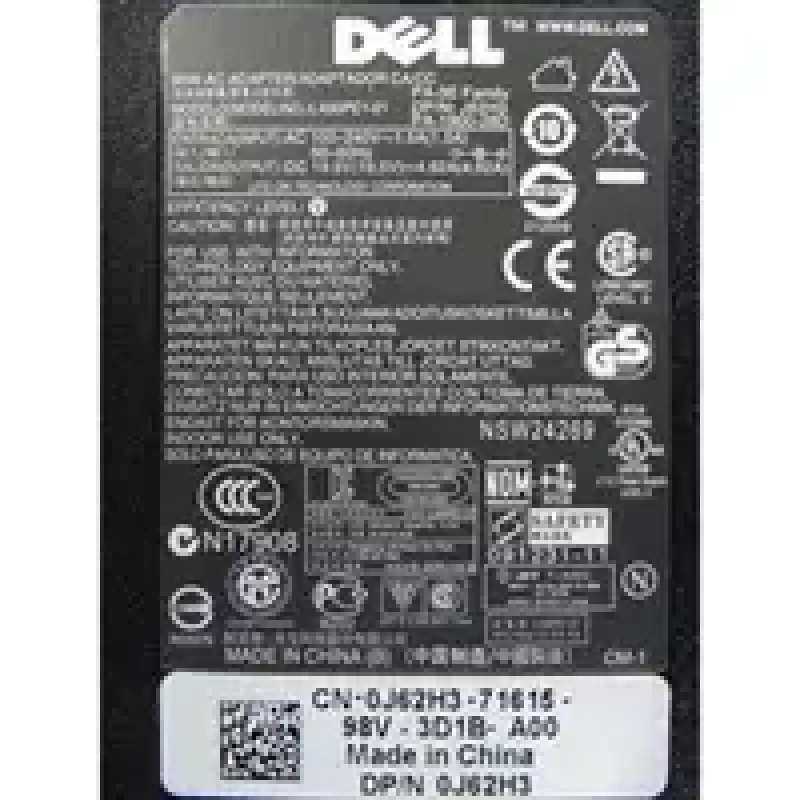 DELL J62H3 alimentatore/adattatore indoor 90 W nero