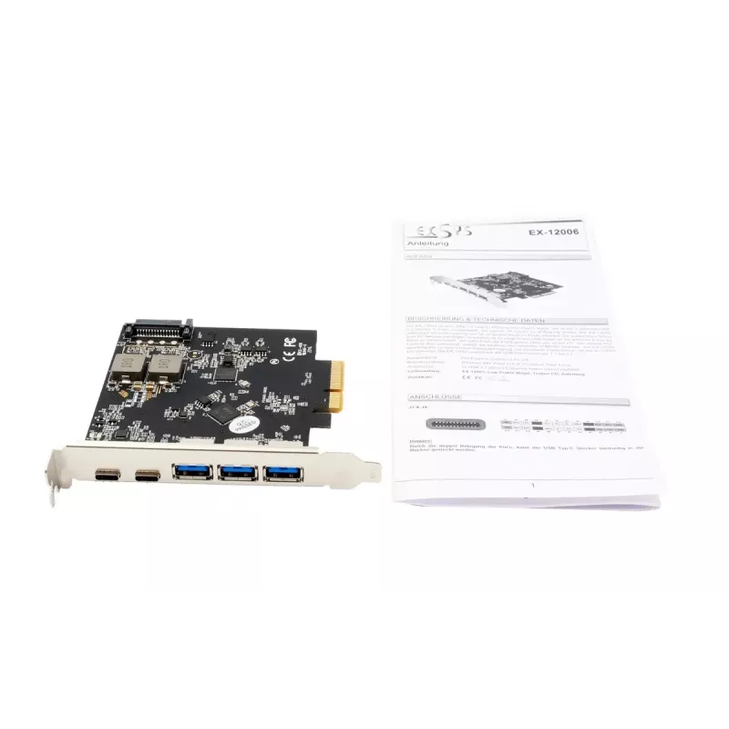 Scheda di interfaccia EXSYS EX-12006 USB 3.2 Gen 2 interna