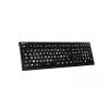 Tastiera Logickeyboard LKB-LPWB-A2PC-FR universale USB AZERTY francese nero
