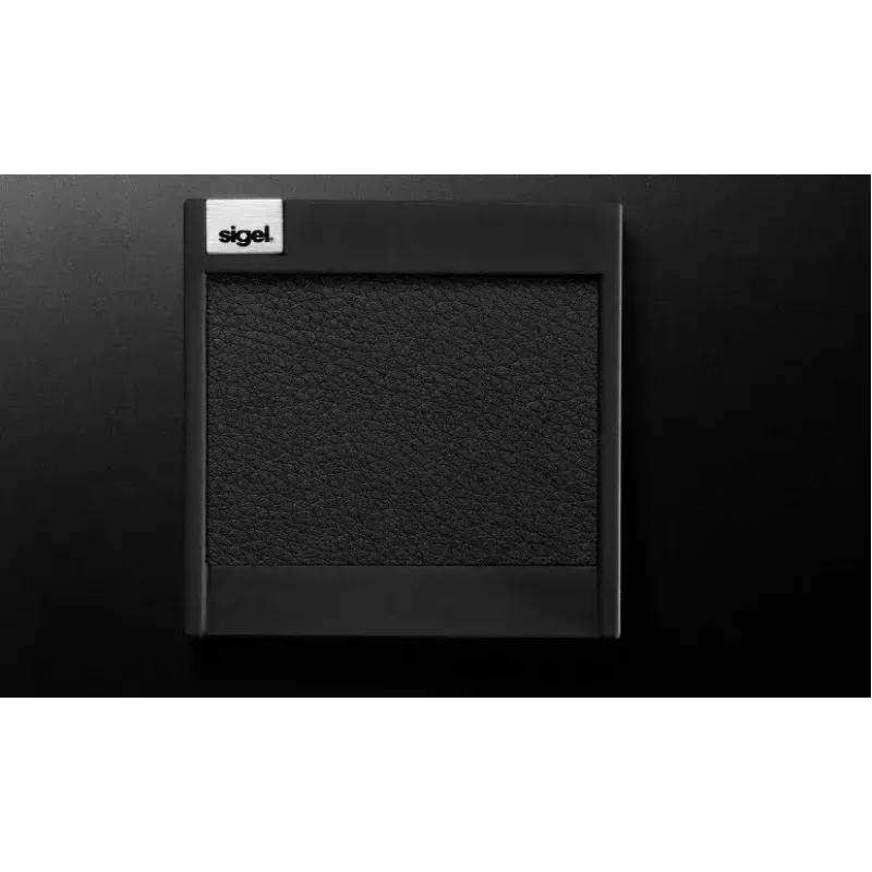Distributore di graffette Sigel Cintano S Nero Pelle sintetica