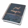 Quaderno per appunti Sigel JN603 A5 240 fogli nero blu