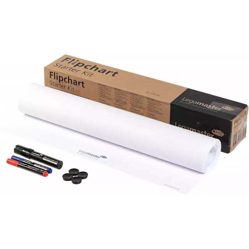 Kit di accessori iniziale per lavagne a fogli mobili Legamaster 14 pezzi