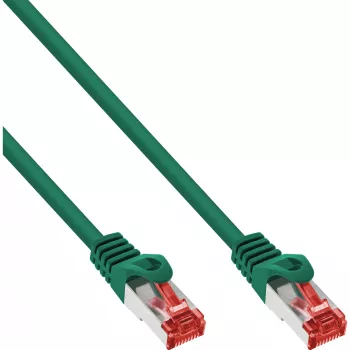 InLine 30 pz. confezione multipla cavo patch S/FTP PiMF Cat.6 PVC rame verde 3m