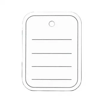 Etichetta non adesiva Sigel ZB350 500 pz.
