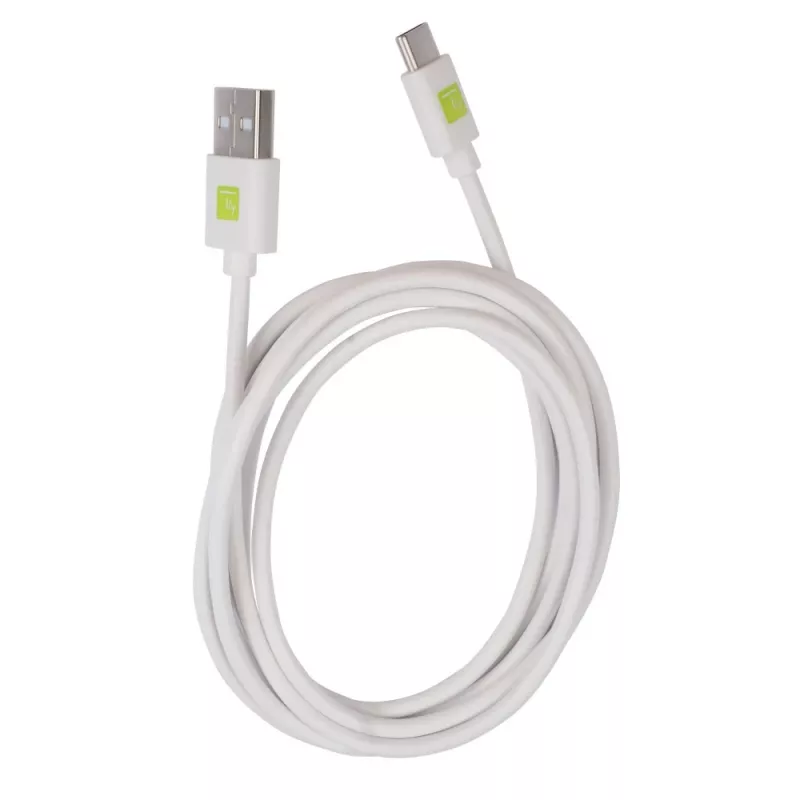 Techly ICOC MUSB20-CMAM20TW Cavo USB USB 2.0 2 m USB A USB C bianco